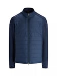 Polo Golf by Ralph Lauren Full Zip Wool Blend Quilted Jacket, Refined Navy