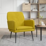 Fauteuil Jaune 62x79x79 cm Velours