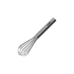 FM Professional 21886 Fouet, Fouet cuisine, Fouet inox, Fouet professionnel, Ustensile de cuisine, Acier inoxydable, Argenté, 25 cm