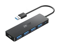 acer Hub USB 3.0 avec 4 Ports USB 3.0, Adaptateur Multiport USB pour PC, MacBook Air, Mac Pro/Mini, iMac, Surface Pro, XPS, PS4, Disque Dur Mobile, clés USB et Plus (21cm)