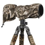 LensCoat Housse de Pluie RS pour Appareil Photo et Objectif, Grande Housse de Protection Camouflage (Realtree Max4 HD) LCRSLM4