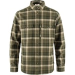 Fjällräven Mens Värmland Heavy Flannel Shirt (Grön (GREEN-DEEP FOREST/620-662) X-large)