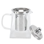 Glass Teapot Beautiful Tea Kettle Lightweight For Home For Office For Teahouse