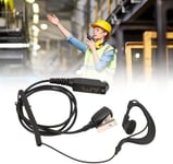 Casque en Forme de G Micro PTT renforcé écouteur de Talkie-walkie pour Sepura STP8000,Accessoires de Talkie-walkie,Plug and Play(Q1766)