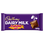 Cadbury Dairy Milk Crunchie Bits Chocolate Bar 180g(Pack Of 2)