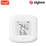 Tuya-Capteur de température et d'humidité intelligent,hygromètre intérieur,Therye.com avec écran LCD,prise en charge d'Alexa Google Home,WiFi,Zigbee - Type ZIGBEE 1PCS #A