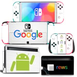 Kit De Autocollants Skin Decal Pour Switch Oled Console De Jeux Full Body, T1tn-Nsoled-1248