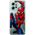 ERT GROUP mobile phone case for Xiaomi REDMI NOTE 12 4G original and officially Licensed Marvel pattern Spider Man 039 optimally adapted to the shape of the mobile phone, partially transparent