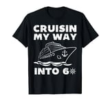 Cruising My Way Into 60 Funny Boat Captain 60th Birthday T-Shirt