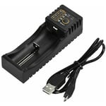 Chargeur De Batterie Pour 1.2V / 3.7V / 3.2V / 3.85V Aa / Aaa 18650/18350/10440/14500/16340 Batteries Rechargeables Au Lithium Nimh