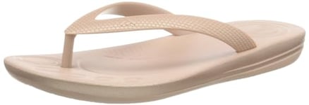 Fitflop Kids Iqushion Flip Flop Pearlised, Rose Gold, 2 UK