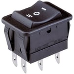 Bulgin Ltd.) H1570 vb aaa Interrupteur à bascule H1570 vb aaa 250 v/ac 16 a 2 x On/Off/On permanent/0/permanent 1 pc(s) D77713 - Arcolectric