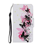 Xiaomi Redmi Note 10 Pro Case Phone Cover Flip Shockproof PU Leather with Stand Magnetic Money Pouch TPU Bumper Gel Protective Case Wallet Case Butterfly