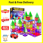 Desire Deluxe Magnetic Building Blocks Tiles STEM Toy Set 57PC – Kids...