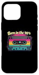 iPhone 16 Pro Max Born in the 90's Cassette Retro Look 90s Fans 90s Case