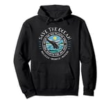 Whale Conservation - Save The Ocean Humpback Whale Lover Pullover Hoodie