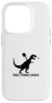 Coque pour iPhone 14 Pro Tennis de table Saurus drôle dinosaure