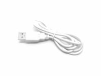 WHITE USB CABLE LEAD CHARGER FOR LEVANA ALEXA CAMERA BABY MONITOR