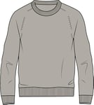 FALKE Luxury Crew Neck M PU cachemire doux agréable sur la peau 1 pièce, Pull-over Homme, Gris (Light Grey Melange 3845), M