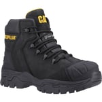 Caterpillar Everett S3 Wp Leather Black Safety Boots