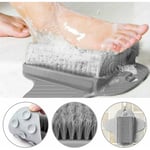 Brosse à récurer les pieds Masseur pour pieds Masseur Brosse de douche avec ventouses antidérapantes et tapis de massage doux pour acupressure des