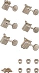 Fender Road Worn® Guitar Tuning Machine Heads, Set of 6, Road Worn Nickel Finish