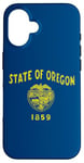 iPhone 16 STATE OF OREGON FLAG THE BEAVER STATE Case