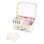 Janod Dinette Bois-Kit Pique-Nique 4 Personnes-25 Pièces-Valisette en Carton-Idéal Accessoires Cuisine Enfant-Développe Imagination-Dès 3 ans-J06637, J06637, Multicolore