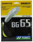 Yonex BG65 - Yellow - Badminton Racket String - 10m Set - BG 65