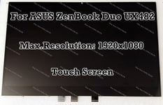 14" ASUS ZenBook Duo UX482EGR UX482EAR FHD LCD LED Touch Screen Display Assembly