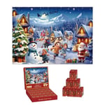 Adventskalender - Pussel 1008 Bitar - Julkalender 2024 MultiColor Snögubbe - 8003