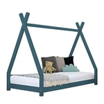 Lit tipi enfant NAKANA 120 x 200 vert pétrole