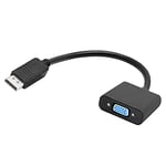 PNGKNYOCN Adaptateur DisplayPort (DP) vers VGA, port d'affichage plaqué or vers connecteur VGA (mâle vers femelle) pour ordinateur, ordinateur de bureau, ordinateur portable, PC, moniteur et plus