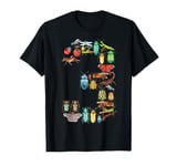 Toddler 3rd Birthday Bugs Insects Beetles Kids 3 Year Old T-Shirt