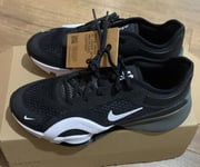 Uk Size 7 Nike Zoom Superrep 4 NN Black/White Womens Trainers DO9837-001 Boxed