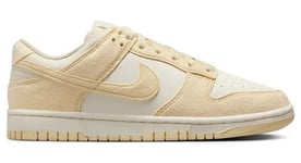 Chaussures sportswear nike dunk low beige blanc femme