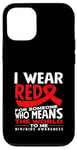 Coque pour iPhone 12/12 Pro « I Wear Red For Someone Who Means The World HIV AIDS »