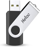 Netac 64GB USB 2.0 Flash Drive, Swivel Design Memory Sticks, Pen Drive, Usb Stic