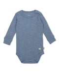 Lillelam Ullbody Baby | 100% Merino - Mellomblå