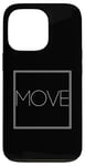 Coque pour iPhone 13 Pro Move - Déclaration minimaliste Fitness Action Sports Lover