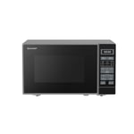 Sharp RDS202TS-UK 20L Solo Microwave Oven Silver