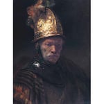 Rembrandt Circle The Man With The Golden Helmet Art Print Canvas Premium Wall Decor Poster Mural