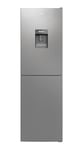 Candy CCT3L517EWSK Low Frost 50/50 Fridge Freezer with Non Plumbed Water Dispenser- Silver - E Rated