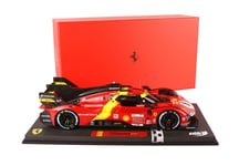 BBR 1:18 P18236 - Ferrari 499P HY AF Corse Pole 24H Le Mans 2023 #50