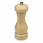 HA0624P Beech Capstan A6 Pepper Mill Precision Wooden Beech Wood 165 Mm Single