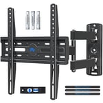 Mounting Dream TV Wall Mount Bracket Swivel and Tilt for Most 26-55 Inch LED, LCD and OLED Flat Screen TVs up to VESA 400x400mm and 27 kg with Fischer Wall Plug, Corner TV Bracket MD2377-02