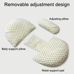 (Green) Pregnancy Pillows U Shaped Maternity Wedge Pillow Soft Support