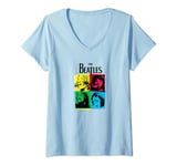 The Beatles - CMYK Beatles V-Neck T-Shirt