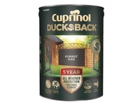 Cuprinol Ducksback 5 Year Waterproof for Sheds & Fences Forest Oak 5 litre CUPD