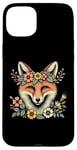 Coque pour iPhone 15 Plus Couronne de fleurs de renard